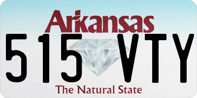 AR license plate 515VTY