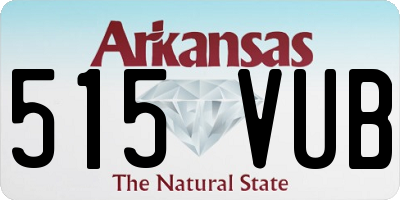 AR license plate 515VUB