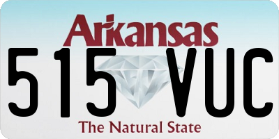 AR license plate 515VUC