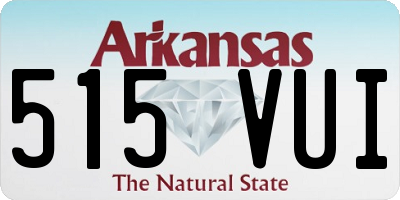 AR license plate 515VUI