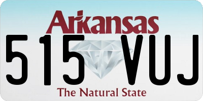 AR license plate 515VUJ