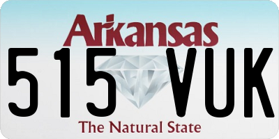 AR license plate 515VUK