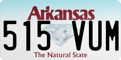 AR license plate 515VUM