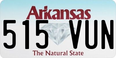 AR license plate 515VUN