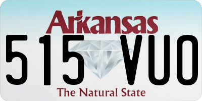 AR license plate 515VUO