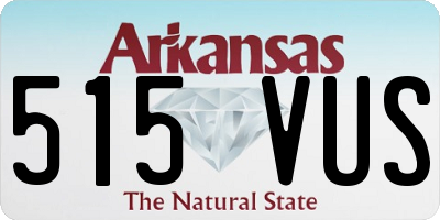 AR license plate 515VUS