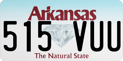 AR license plate 515VUU