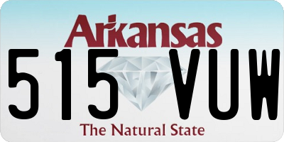 AR license plate 515VUW
