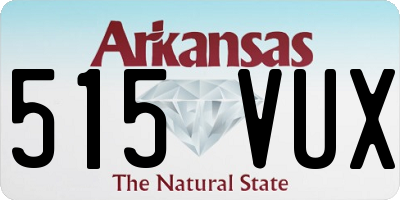 AR license plate 515VUX