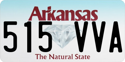 AR license plate 515VVA