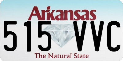 AR license plate 515VVC