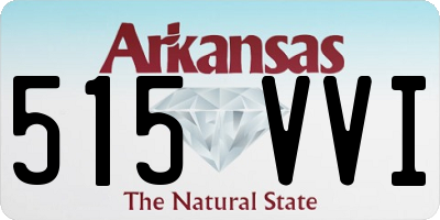 AR license plate 515VVI
