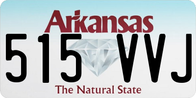 AR license plate 515VVJ