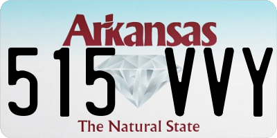 AR license plate 515VVY