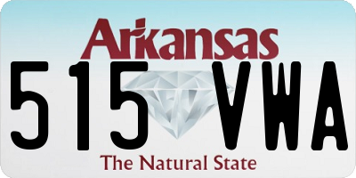 AR license plate 515VWA