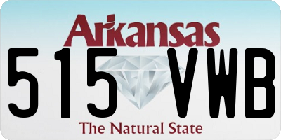AR license plate 515VWB