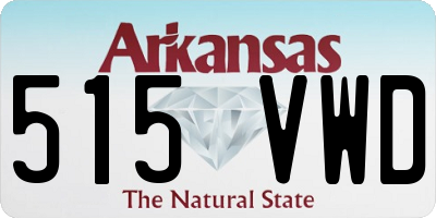 AR license plate 515VWD