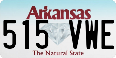 AR license plate 515VWE