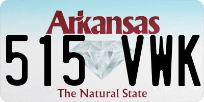 AR license plate 515VWK