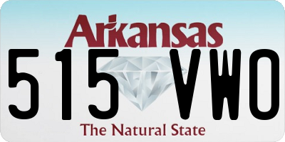 AR license plate 515VWO