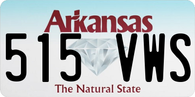 AR license plate 515VWS
