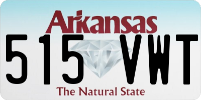 AR license plate 515VWT