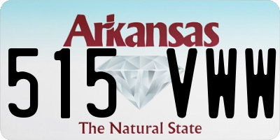 AR license plate 515VWW