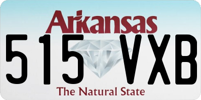 AR license plate 515VXB