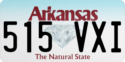 AR license plate 515VXI