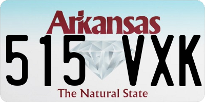 AR license plate 515VXK
