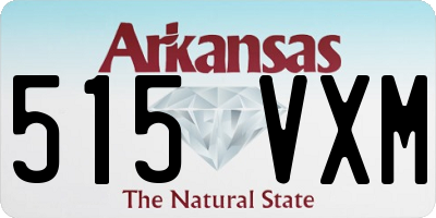 AR license plate 515VXM