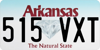 AR license plate 515VXT