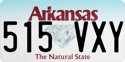AR license plate 515VXY