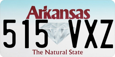 AR license plate 515VXZ