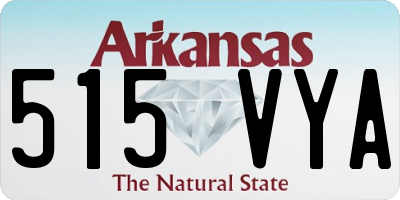 AR license plate 515VYA