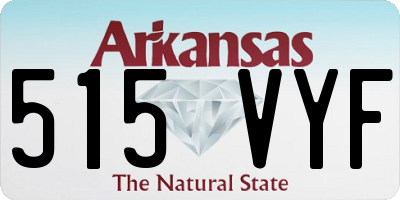 AR license plate 515VYF