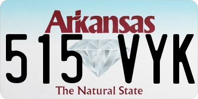 AR license plate 515VYK