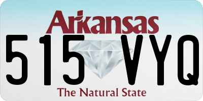 AR license plate 515VYQ
