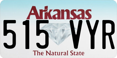 AR license plate 515VYR