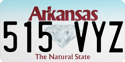 AR license plate 515VYZ
