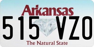 AR license plate 515VZO