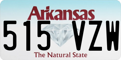 AR license plate 515VZW