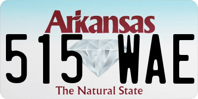 AR license plate 515WAE