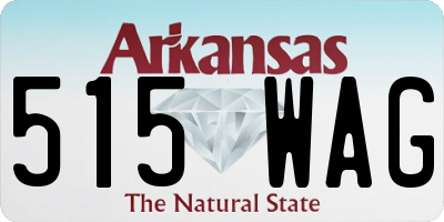 AR license plate 515WAG
