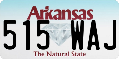 AR license plate 515WAJ