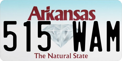 AR license plate 515WAM