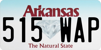 AR license plate 515WAP