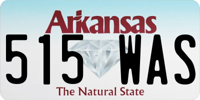 AR license plate 515WAS