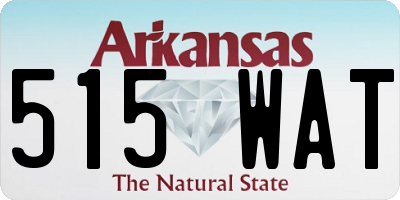 AR license plate 515WAT