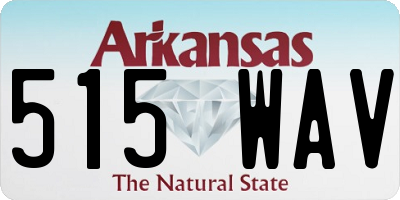 AR license plate 515WAV